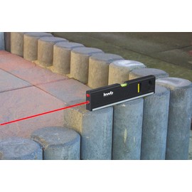 kwb Torpedo 270 mm Laser Spirit Level with Vertical and Horizontal Level, Magnetic Base