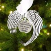 Christmas Memorial Hanging Ornaments Angel Wings, Memory Gifts Pendant I
