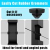 Senmit 300 Pack Cable Railing Rubber Grommets for 1/8" 5/32"