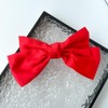 Big Ribbon Barrette, Red