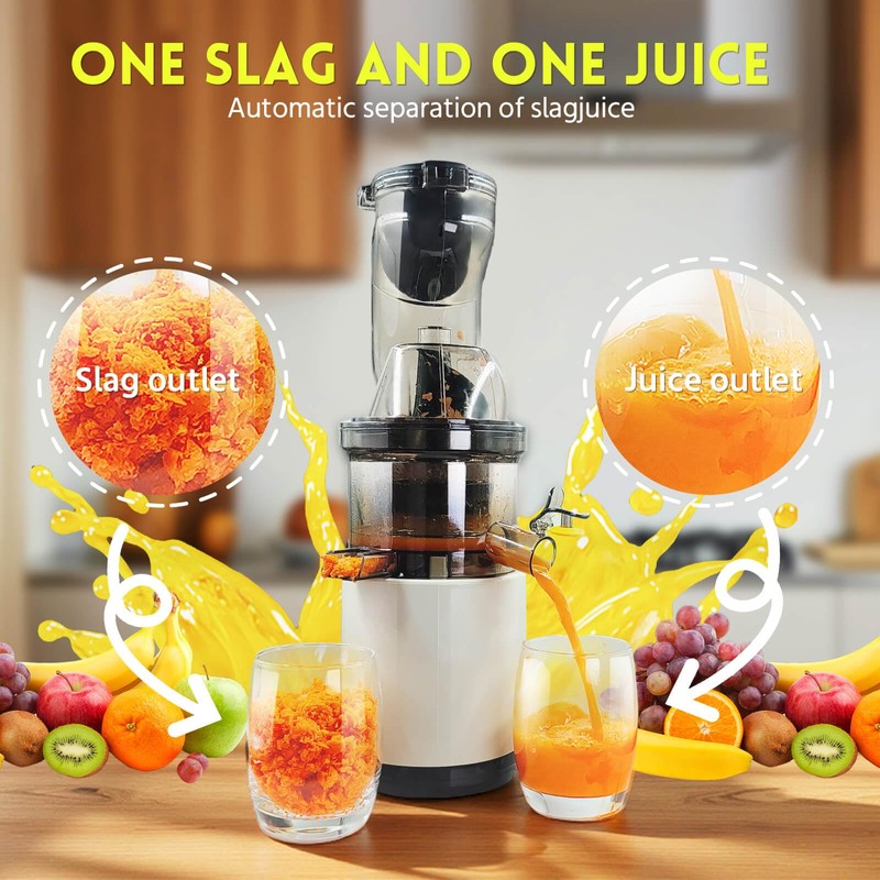 Cold Press Juicer Machines Slow Masticating High Yield Multi-Functional for