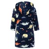 CROOUTN Kids Little Boys Girls Cartoon Hooded Bathrobe Toddler Robe