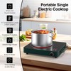 VBGK Electric Cooktop, 1800W Single Burner Induction Cooktop with 9