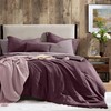 Geniospin Eggplant Queen Comforter Set - 7 Pieces Comforter Queen