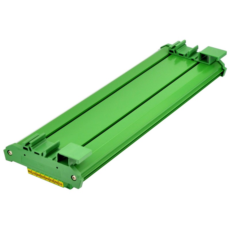 DIN Rail Mount 10A/300V Pluggable Screw Terminal Block Distribution Module