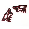 Pair Custom Dark Horse Style Coyote Emblems Door Left Right
