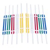 Pack of 200 Paper Fasteners Filing Strips, Plastic Filing Strips,