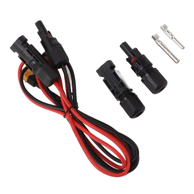 XT60 Solar Panel Charging Cable Photovoltaic Cable Charging Energy Storage