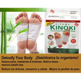 Kinoki Detox FOOT PADS Cleans Detoxifies Body (Chinese tea) 10 pads 2 Boxes