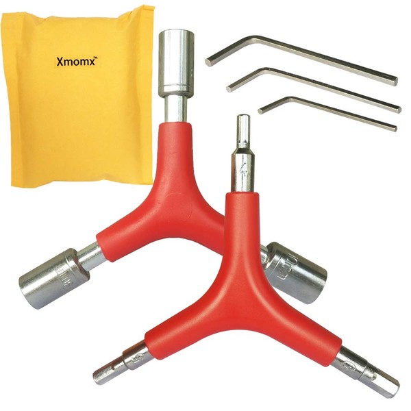 Xmomx Three Way Triangle Allen Wrench Outer Spanner 4/5/6mm Bike