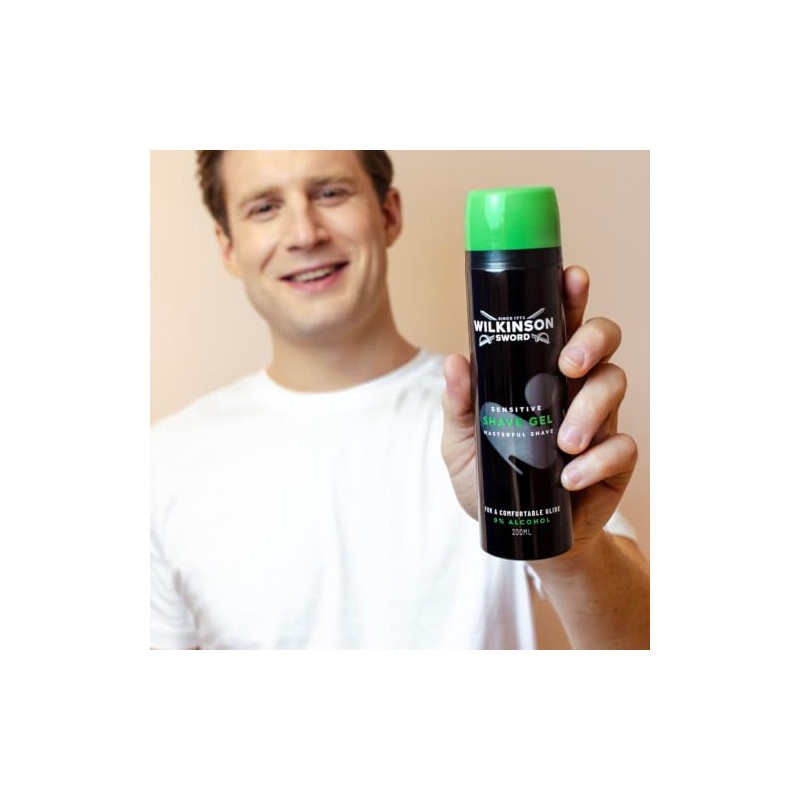 Wilkinson Sword Masterful Shave Sensitive Shave Gel 200ml