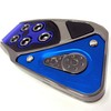 Riloer Universal Brake Gas Pedal Covers, Chrome Pedal Cover No