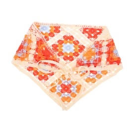 minkissy Knitted Crochet Headscarf for Women Elegant French Style Hair Bandana Multifunctional Scarf Headband Comfortable Woolen Yarn Hair Accessory for Fashion Lovers