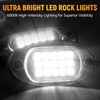 YONEDA Rock Lights for Trucks(16 Pods White with 13yd Wire)