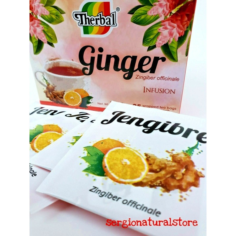 Therbal Ginger Tea / Te de Jengibre Therbal Brand 25