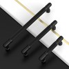 Asidrama 10 Pack 6.3 Inch(160mm) Matte Black Cabinet Pulls Knurled