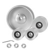 2" x 72" Belt Grinder Wheel Set Complete Wheel Kit