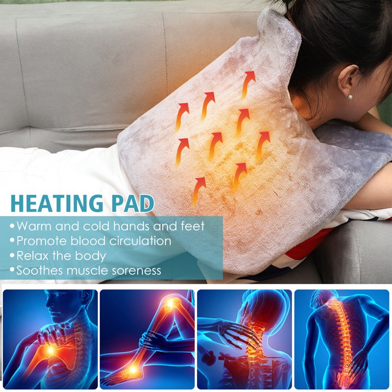 Heating Shoulder Pad 3 Levels Hot Compress Stress Relief Coral