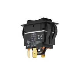 HY60D RET-EXT 20A 125VAC 4Pin (ON)-Off-(ON) Pushbutton Switch,Double-Pole Double-Throw Momentary Push Button Switches