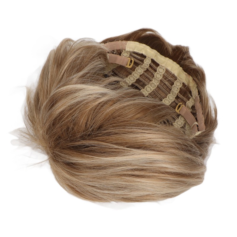 Hair Blonde Human Hair Wigs Pixie Cut Wigs Synthetic Golden