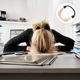 Healeved 6pcs Women's Elastic Hair Ties Ponytail Holders Hair Bands for Girls Accessories for Women Colorful Spiral Ties