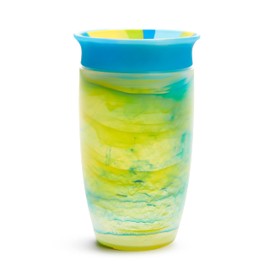 Munchkin® Miracle® 360 Toddler Sippy Cup, Spill Proof, 10 Ounce, Tropical Swirl, Blue/Multi