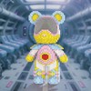 DAHONPA Interstellar Astronaut Bear Micro Building Blocks Set (3050 PCS),