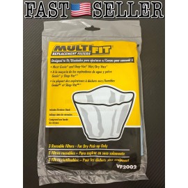 Genie and Shop-Vac 3-Pack Disposable Dry Filter With Retainer Band F/ Most Shop-Vac Wet/Dry Vacuums