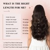 YILITE Clip-In Real Hair Extensions 45 cm 100% Real Hair