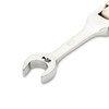 GEARWRENCH 7/16" 90-Tooth 12 Point Stubby Flex Combination Ratcheting Wrench