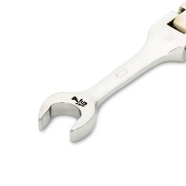 GEARWRENCH 7/16" 90-Tooth 12 Point Stubby Flex Combination Ratcheting Wrench | 86872