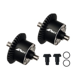 NMNRC 2PCS 37T 13T Gear Differential Diff for Arrma 1/10 Senton Vorteks Granite Bigrock 3S BLX Typhon Infraction 550 Mega Kraton Outcast 4S BLX Upgrades Part Black