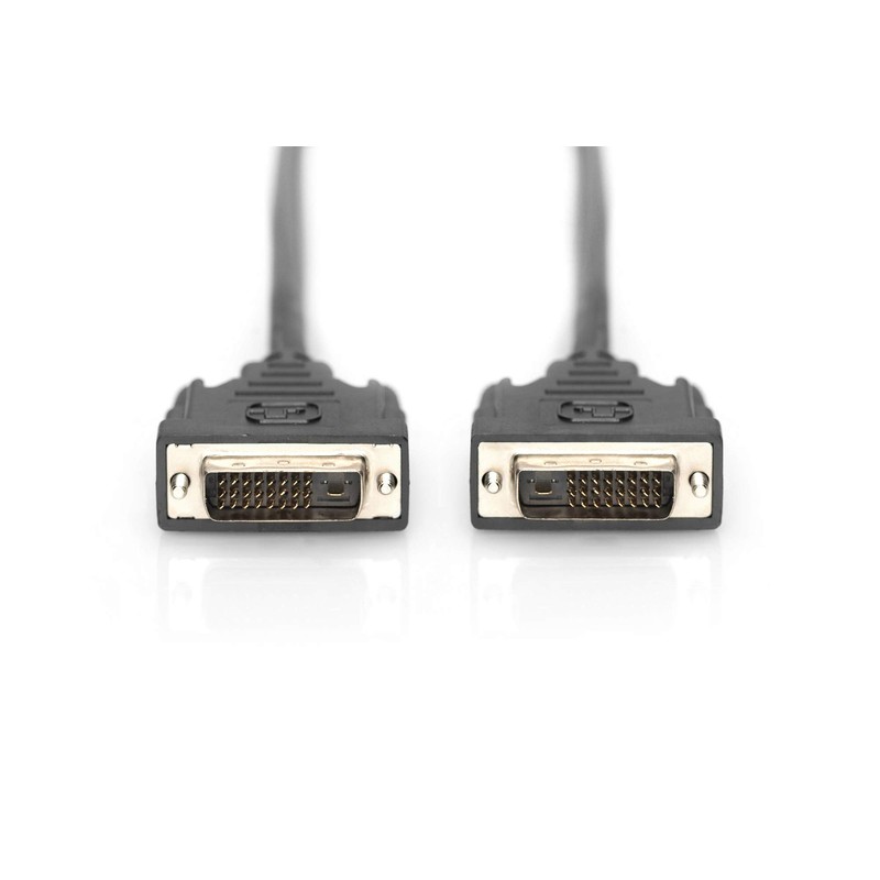 DIGITUS DVI Anschlusskabel, DVI(24+1), St/St, 1.0m, DVI-D Dual Link -