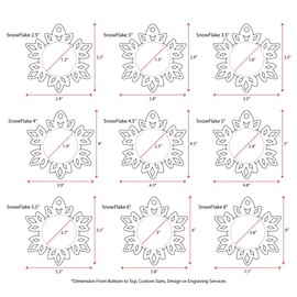 Wood Christmas Ornaments Blanks 3/16" Thick (16 Units Sample Pack) (Select Size) (3.5")