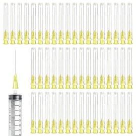 MIPIACE 100 Stück Abgabe Tube 20G (0.9mm x 38mm) Edelstahl Nachfüllröhrchen für Nachfüllflüssigkeiten für Industrie Laborzubehör Klebstoff Haushalt Hobby Heimwerk
