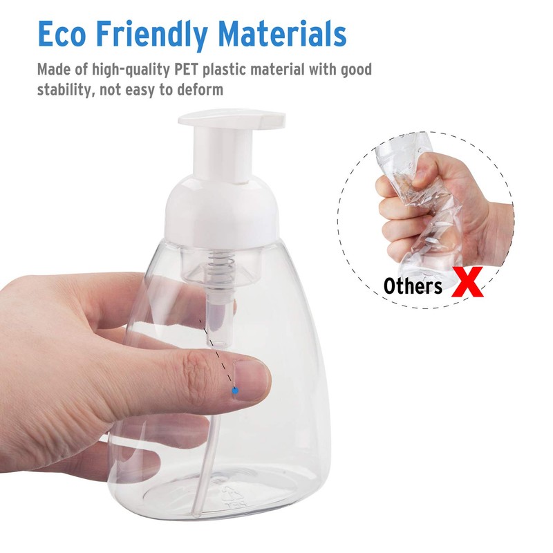 Titanker Foaming Soap Dispenser, 4 Pack Foam Hand Soap Dispenser