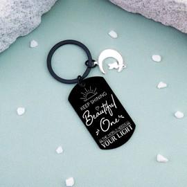 Easter Gifts Basket Stuffers For Teen Girls Inspirational Meaningful Gifts For Women Teen Girl Stuff Mothers Day Ideas For Her Girls Daughter Sun Moon Keychain Self Love Affirmation Gift For Women