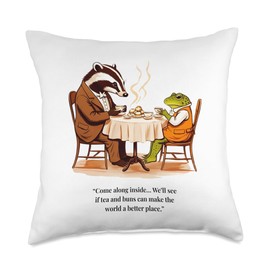 Wind in the Willows by Kenneth Grahame Book Quote Boys Girls Throw Pillow