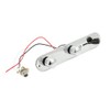 Chrome Plated Metal 3 Way Switch Prewired Control Plate for