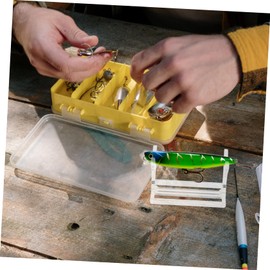 BESPORTBLE Fishing Lure Display Stand Large Capacity Abs Material Rack for Lure Collection Desktop Collector Bait Holder