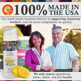 Quilter's Hand Cream, Dove White Unscented - Made in USA - Ultra-Hydrating Hand Cream for Quilters, Fast-Absorbing Non-Greasy Hand Lotion for Dry Cracked Hands, 5 Oz