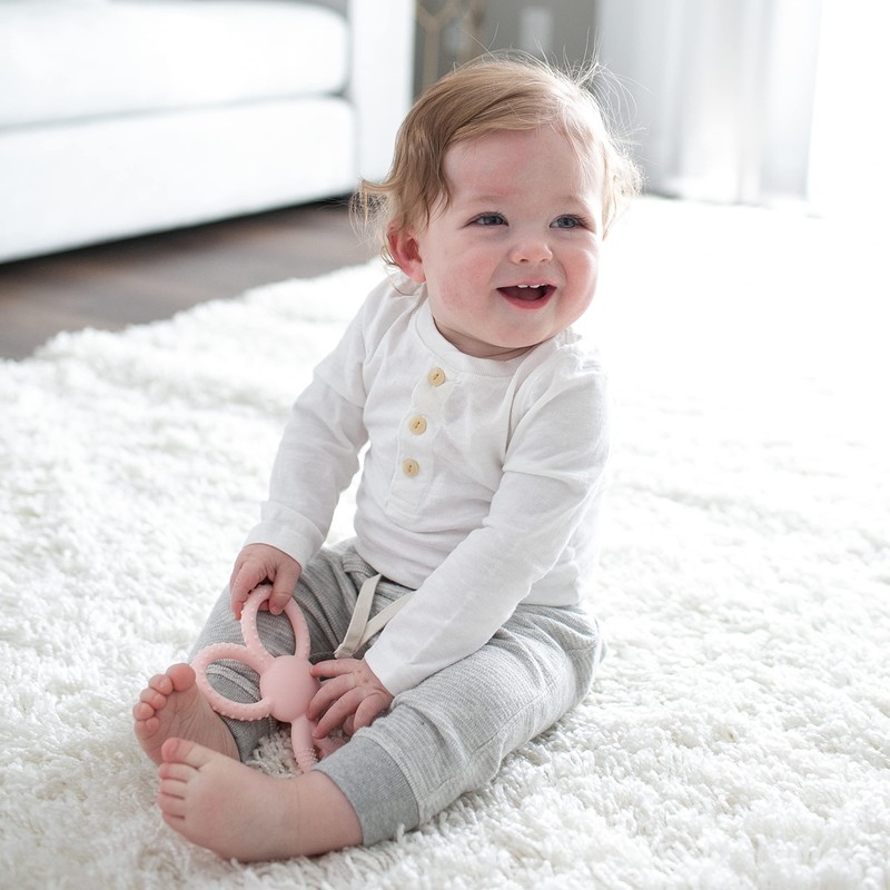 Dr. Brown's Dr. Brown's Flexees Pink Bunny, Soft 100% Silicone