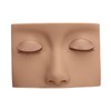 Lash Mannequin Head Removable Silicone Replacement Eyelash Mannequin Head for
