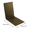 JCBIZ 4pcs L-Shape Corner Bracket 60x40mm Antique Brass 90 Degree