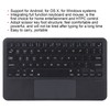 Wireless Keyboard Portable Scissor Key Foot Keyboard with Touchpad for