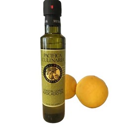Pacifica Culinaria COLD PRESSED Extra Virgin Avocado Oil Made in USA 8.5 fl oz (250ml)Bottle (Coastal Lemon Avocado Oil)