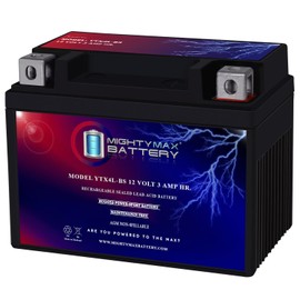Mighty Max Battery YTX4L-BS SLA Battery for YTX4L-BS Sealed AGM Scooter ATV Dirt Bike