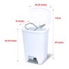 Glad Kitchen Trash Can 20 Gallon | Large Plastic Waste