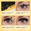 QUEWEL Lash Clusters 200D Cluster Lashes Mix10-18mm 0.07 D Crul