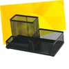 DOITOOL Metal Mesh Desk Organizer Compartment Storage Case for Office